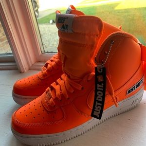 Nike Orange Air Force 1’s Hightops